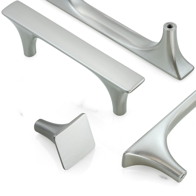 HESTIA HARDWARE 10 Pack Cabinet Handles | 3-3/4 Inch Satin