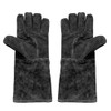 Winnerwell Heat Resistant Cotton Lined Black Leather Welding Gloves