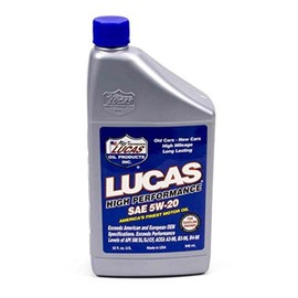 Lucas Oil Products LUC10516 SAE 5w20 Motor Oil, 1 Quart, 1 Pack