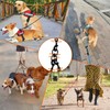 Three-Way No-Tangle Leash for 3 Dogs - Reflective, 360 Swivel