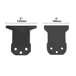 CSOOM 4 Inch & 5 Inch SDS Plus Floor Scraper Kit with Spare Bolts, Nuts and Blades, Rustproof Tile Removal Tool,Thin Set Scraper Adhesives Remover Wall，Flooring Adhesives Remover.
