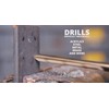 Drill America 1/4" Cobalt Stepped Point Drill Bit, GSC Series