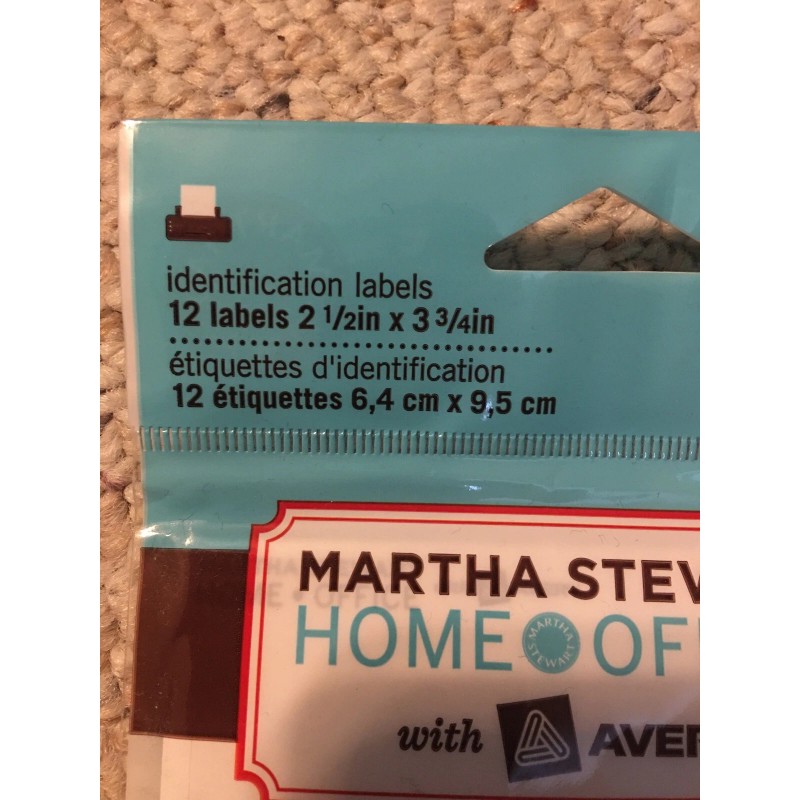 Avery Martha Stewart Home Office Avery Identification Labels