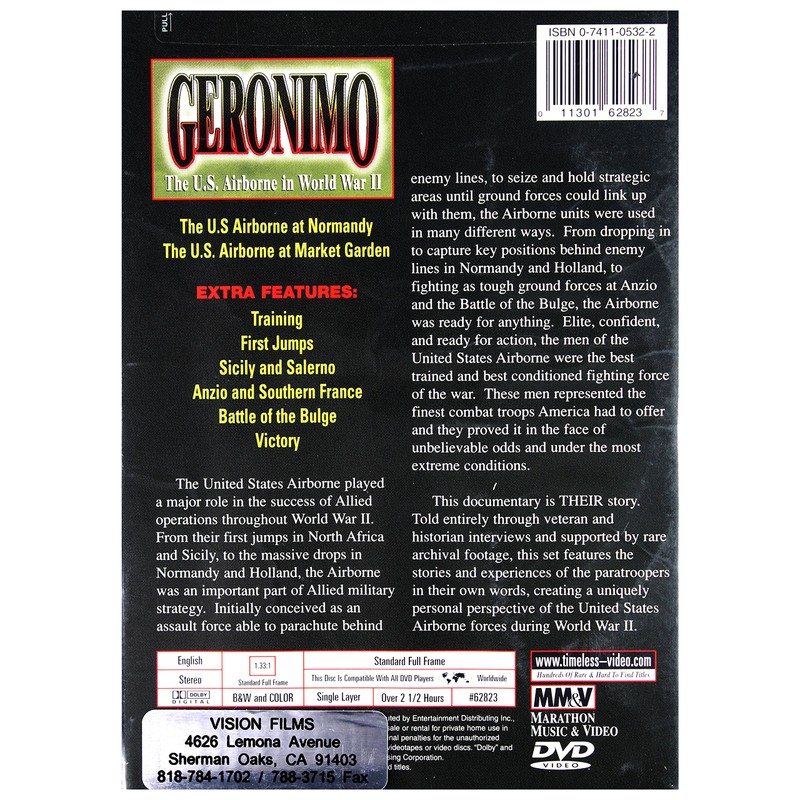 Geronimo - The U.S. Airborne In World War 2