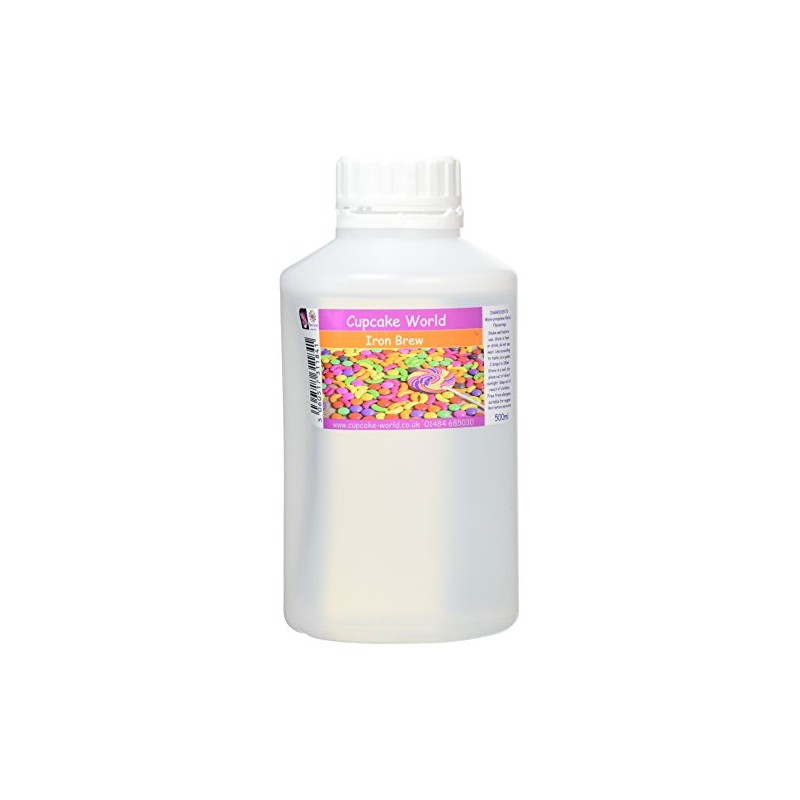 Cupcake World Intense Food Flavouring, Iron Brew, 500 ml