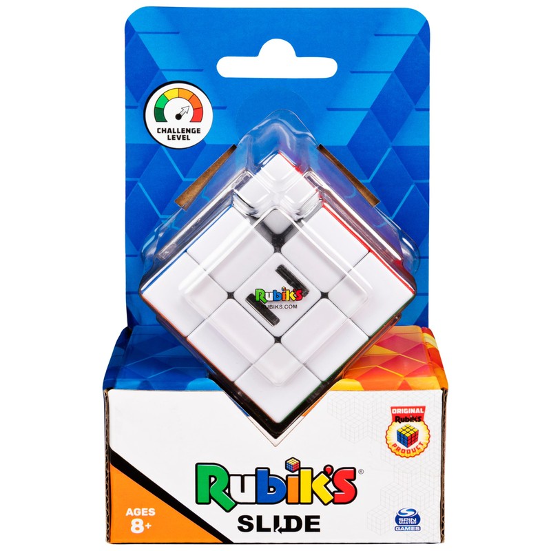 Rubik’s Cube, Slide, Advanced 3x3 Cube, Problem-Solving Brain Teaser, Classic