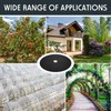 Macarrie 30 Pieces Weed Barrier Mats Non Woven Tree Mulch