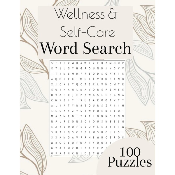 Wellness and Self-Care Word Search: Relax, Reflect and Recharge with