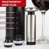 Wine Saver Vacuum Pump Kit with 2 Valve Bottle Stoppers,