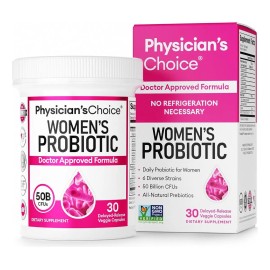 Probiótico Physician's Women's 50 Billion 30 cápsulas USA Flavor S/Flavor