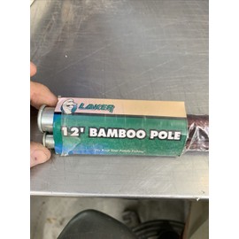 Laker Bamboo Vintage 3pcs Cane Bamboo Fishing Pole