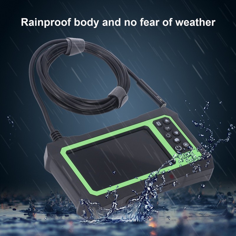 Dual Lens Industrial Endoscope ABS 1080P Digital Inspection Camera Waterproof