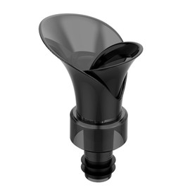 GeRRiT Black Wine Stopper Creative Petal Type Red Wine Vacuum Preservation Stopper Wine Pourer 2-in-1 Decanter Quick Wine Primer, Ideal Gift Accessories, short
