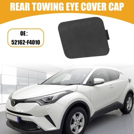 Partuto Rear Towing Eye Cover Cap 52162-F4010 - for Toyota Black - 1 Pc