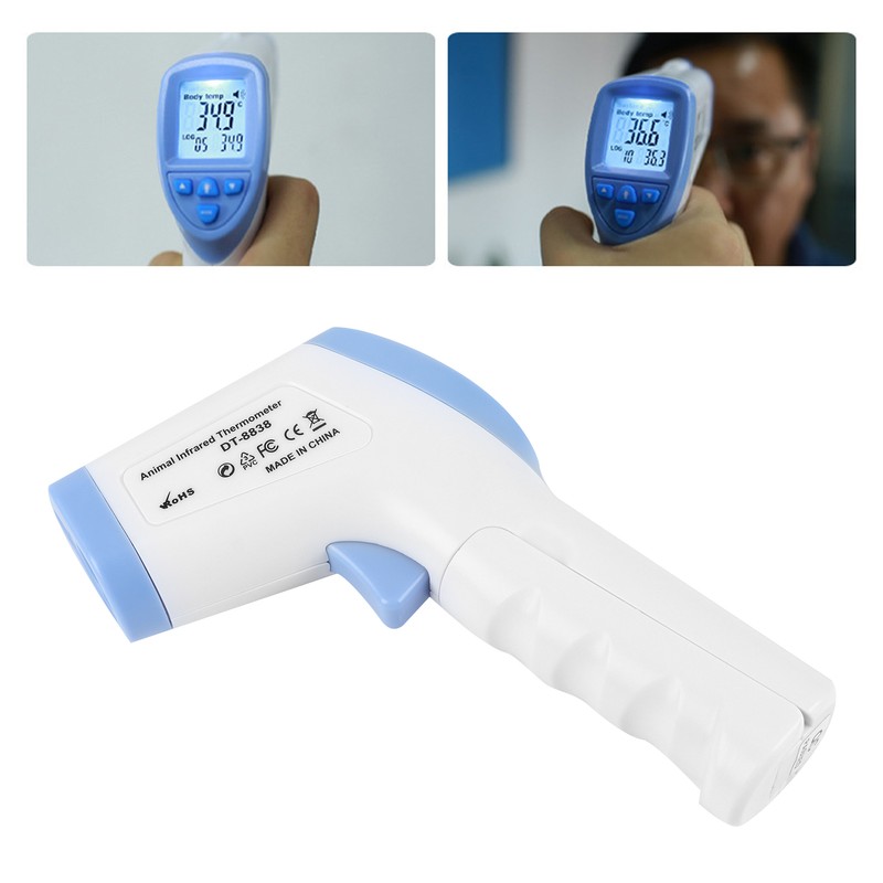 Pig Non Contact Infrared Thermometer Livestock Temperature Scanner with Digital