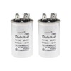 HUABAN 2 Pieces 15 uF Start Capacitor CBB65 450V 50/60Hz