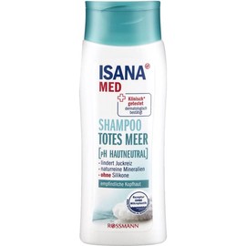 ISANA MED Dead Sea Shampoo with Itche-Relieving Active Ingredient Complex and Valuable Dead Sea Minerals 200 ml