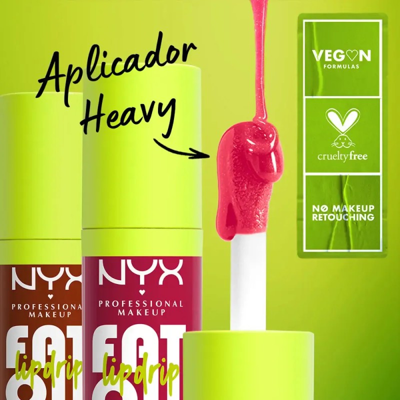 NYX PMU Fat Oil Lip Drip Gloss Efecto Jugoso 4.8ml
