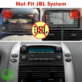 Android 13 4+64G Double Din Car Stereo for Toyota Sienna 2004-2010 with 9 Inches Touchscreen Radio Built-in Wireless Carplay/Android Auto/GPS/Bluetooth/FM/AUX-in/Steering Wheel Controls/Backup Camera