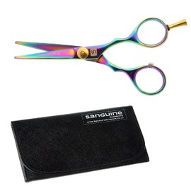 Titanium Moustache Beard Trimming Scissors, Men Grooming Scissors - 4.5 inch