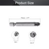 Utoolmart Pozidriv Screwdriver Bits, PZ3 Pozidriv Head Screw Driver Bit,
