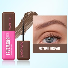 2 Pack Tinted Brow Gel, Waterproof Eyebrow Mascara for Fluffy Brows