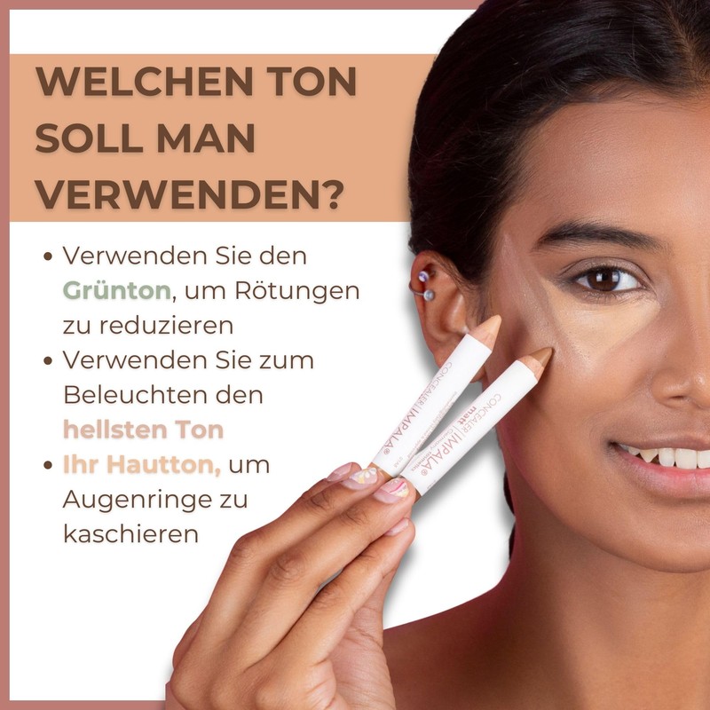 IMPALA Cream Amber Highlighting Pen 14 Corrects Dark Circles and