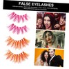 IWOWHERO 2 Pairs Faux Eyelashes Thick Reusable Dramatic Look for