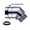 Generic 45 Degree Chrome Plated Handheld Shower Head Adapter 1