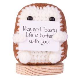 Mwmoeen Funny Positive Potato Pocket Hug, Creative Positive Potato Doll, Best Friend, Gifts for Girlfriend, Small Gifts for Women (A25)