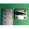 2 Pieces Stainless Steel 316 Square Pad Eye 3/16" 5mm