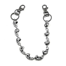 Men's Wallet Chain Punk Heavy Skull Strong Key Jeans Pant Chain (50cm/19.6inch)