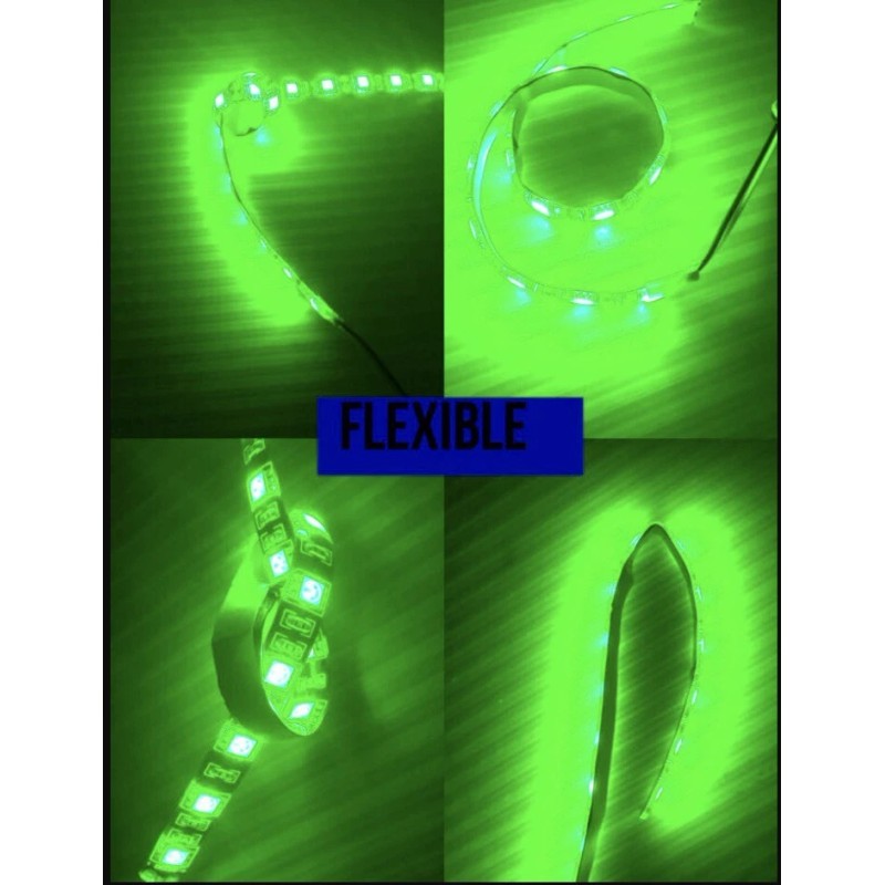 XKGLOW LED Motorcycle Engine Neon Accent Lighting Green Waterproof Custom