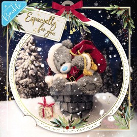 Me To You Bear 3D Holographic Especially For You Christmas Card