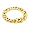Bling Bling NY Men 14k Yellow Gold Finish Stainless Steel