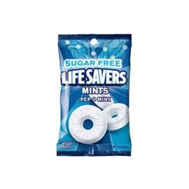 Life Savers Sugar-Free Mints Pack of 3 Bags - Sugar-Free Life Savers Mints - 3 Bags (2.65oz Each) | Packaged by Leathnu Foundry (Peppermint)