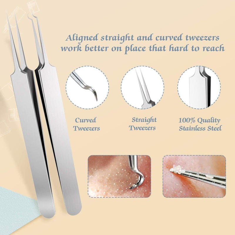 BESTOPE PRO Blackhead Remover, 6 Pieces Acne Remover Set -