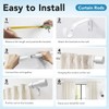 IFELS 2 Pack Heavy Duty Curtain Rods for Windows 66