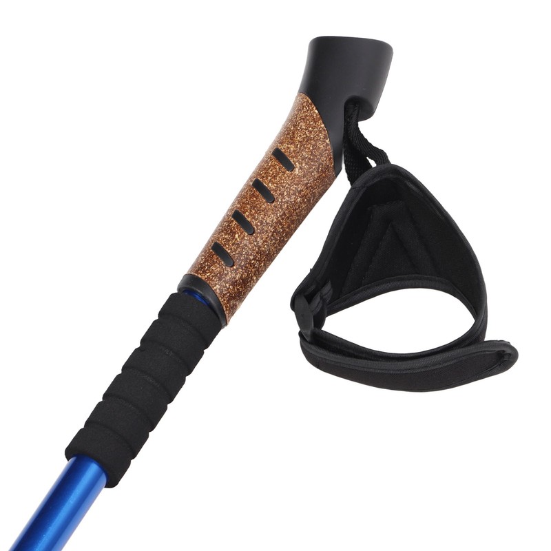 Outdoor Hiking Cane 3 Section Telescopic Walking Cane Adjustable Height