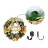 DAPEIMY 2Pcs Flower Ring Hooks, Magnetic Suction Hooks, Metal Front