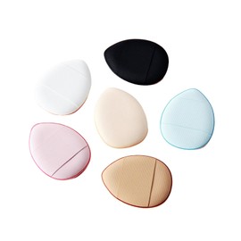 Perfk 6Pcs Finger Puff Makeup Sponge Dry Wet Use Powder Puff Makeup Puff Makeup Blender Puff for Cream Concealer Eye Shadow