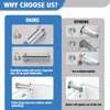 YASINU Slip on Extra Long Tub Spout with Diverter Universal