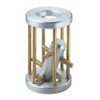 Bits and Pieces Metal Brain Teaser Puzzle - Torpedo Disentanglement
