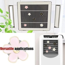 6 Clips de Ventilación de Aire para Coche con Flores, KIMISS Daisy Air Vent Clip Lovely Flower Aromaterapia Ambientadores de Aire para Coche Clips de Ventilación para