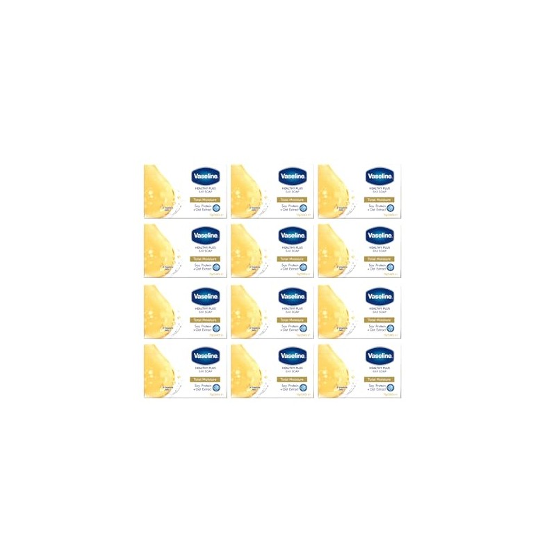 Vaseline Healty Plus Total Moisture Soap 12 x 75g |