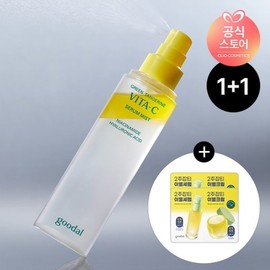 1+1/NEW Goodal Green Tangerine Vita C Serum Mist 25AD+ (Free) Goodal Green Tangerine Vita C Duo Sachet 2 Sheets / 1+1NEW구달 청귤 비타C 세럼 미스트 25AD+(증정)구달 청귤비타C듀오샤셰 2매