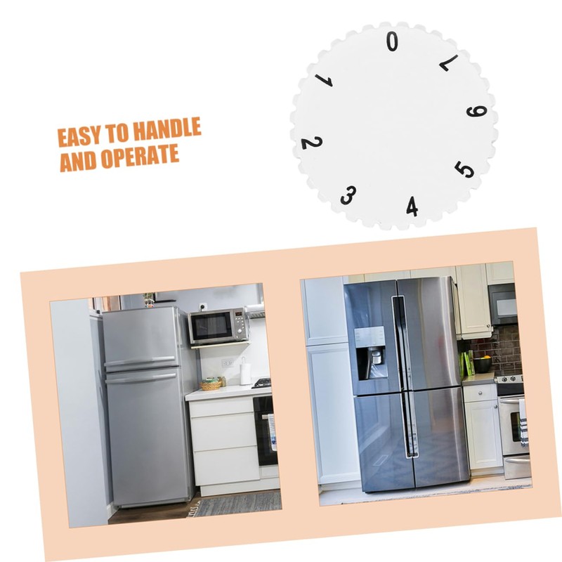 WOONEKY 2pcs Universal Replacement Knobs for Refrigerator Fridge Thermostat Control