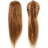 40% Real Human Hair Mannequin Head Hairdresser Training Head Cosmetology