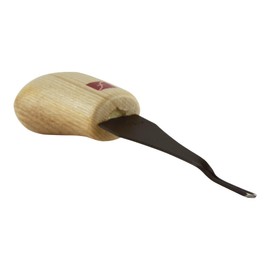 Flexcut Palm V-Tool, High Carbon Steel, Solid Ash Handle, 1 mm, 45 Degrees (FR803)