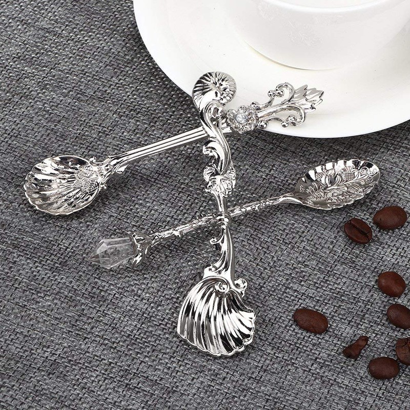 Coffee Espresso Spoons Set of 6 Tiny Spoon Vintage Cutlery